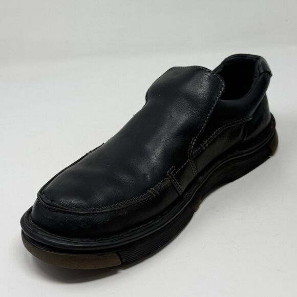 Dr Martens Loafers Mens 10 Womens 11 Black Leather Slip On Casual Preppy Shoes